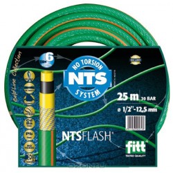 FLASH NTS Шланг поливочный 5-и слойный зелёный 1/2″ бухта 25 м-1